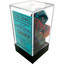 Polyhedral 7-Dice Set CHX26462 - Gemini Red-Teal/Gold